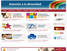 Tablet Screenshot of diversidad.murciaeduca.es